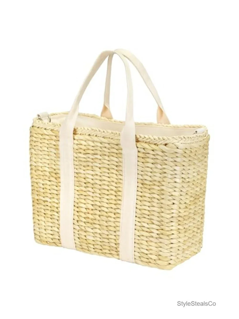 Insulated Beach Cooler Bag, Leak Proof, Corn Husk, Tote, Lunch Bag